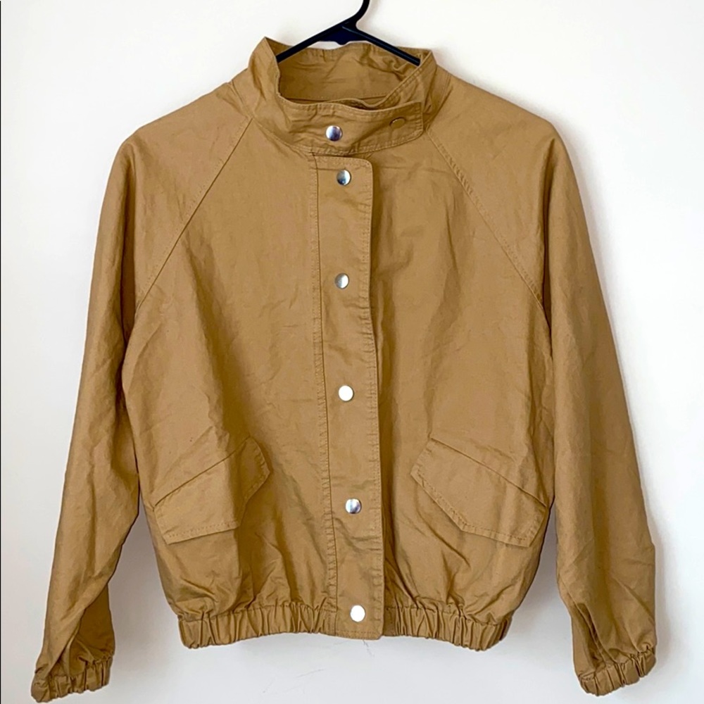 Tan Button-up Jacket